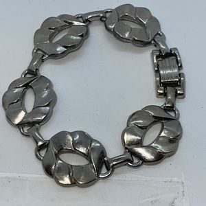 Silver Toned Fashion Bracelet